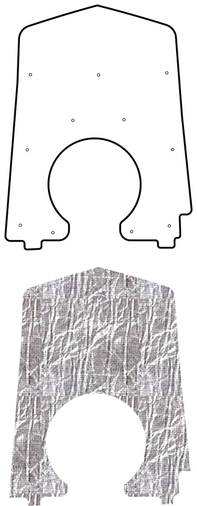 1973-1982 C3 Corvette QuietRide Solutions AcoustiHood Induction Under Hood Cover Smooth